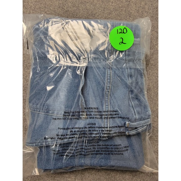 Good American Women's Size 15 Blue High Rise Wide Leg Jeans Classic Denim - Picture 9 of 9